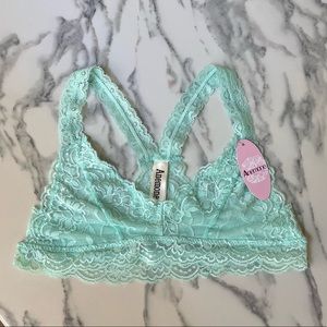 NWT Sz:S/M Mint Blue Bralette
